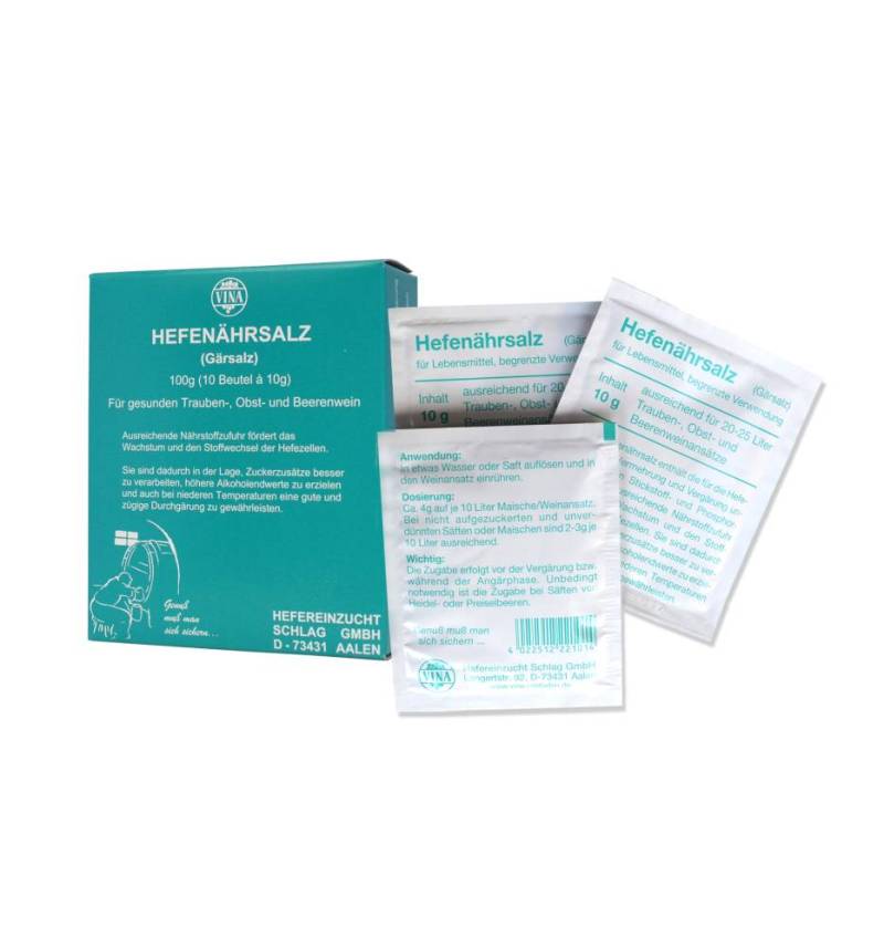 Vina Hefenährsalz Gärsalz 100g von Vina