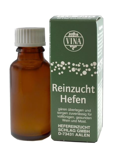 Vina Reinzucht Hefen 19 ml für 50 L ausreichend von Vina