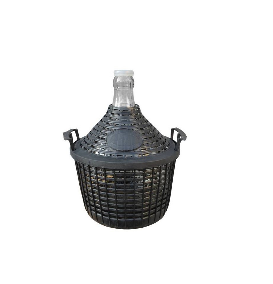 Vina Vorratsglas Glasballon im Schutzkorb, Glas Vina Vorratsglas Glasballon im Schutzkorb, Glas von Vina
