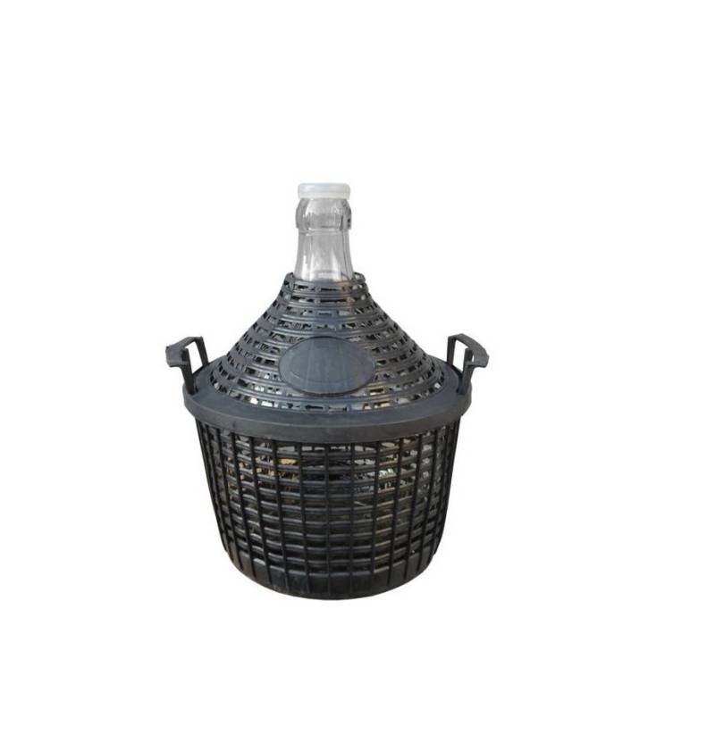 Vina Vorratsglas Glasballon im Schutzkorb, Glas von Vina