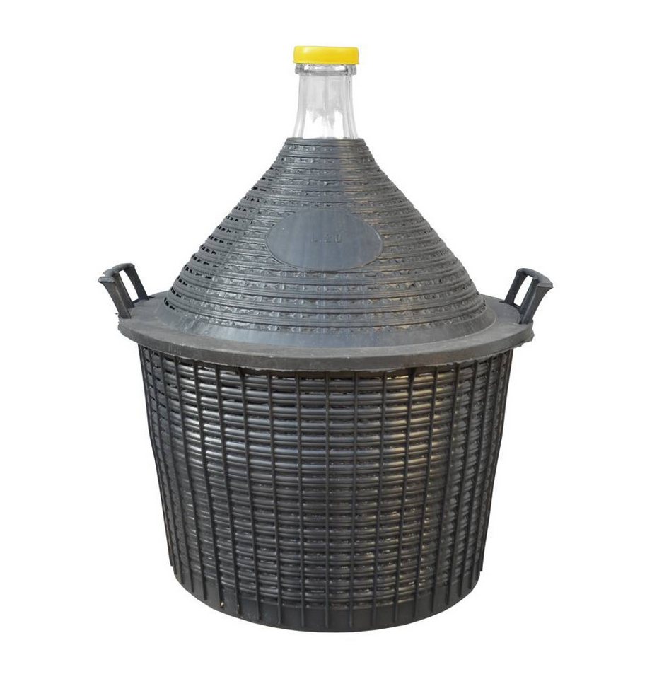 Vina Vorratsglas Glasballon im Schutzkorb, Glas Vina Vorratsglas Glasballon im Schutzkorb, Glas von Vina