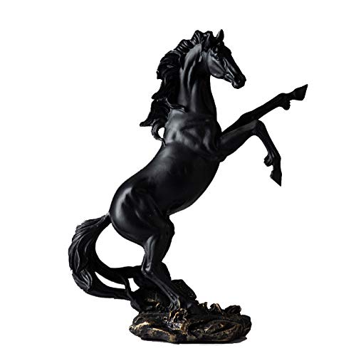 Vinbcorw Figur Pferd Harz Statue geflochtenes Pferd mit Bedeutung des Erfolgs Moderne Skulptur für Schreibtisch Dekor geeignet für Privatpersonen Gästezimmer Restaurant,Schwarz Vinbcorw Figur Pferd Harz Statue geflochtenes Pferd mit Bedeutung des Erfolgs Moderne Skulptur für Schreibtisch Dekor geeignet für Privatpersonen Gästezimmer Restaurant,Schwarz von Vinbcorw