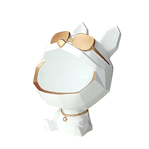 Vinbcorw Hund Figuren und Statuen deko, Schmuckschlüssel Telefon Candy Aufbewahrungskorb Aufbewahrungsbox für Ornament Home Desk Dekoration Wohnzimmer Geschenk,A7 Vinbcorw Hund Figuren und Statuen deko, Schmuckschlüssel Telefon Candy Aufbewahrungskorb Aufbewahrungsbox für Ornament Home Desk Dekoration Wohnzimmer Geschenk,A7 von Vinbcorw