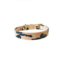 Hundehalsband Aus Leder | Natur Mit Schwarz-Grünem Splatter-Design Massive Messing Hardware Passende Leine Erhältlich Handgefertigt in Manchester Hundehalsband Aus Leder | Natur Mit Schwarz-Grünem Splatter-Design Massive Messing Hardware Passende Leine Erhältlich Handgefertigt in Manchester von VincenzosCollars