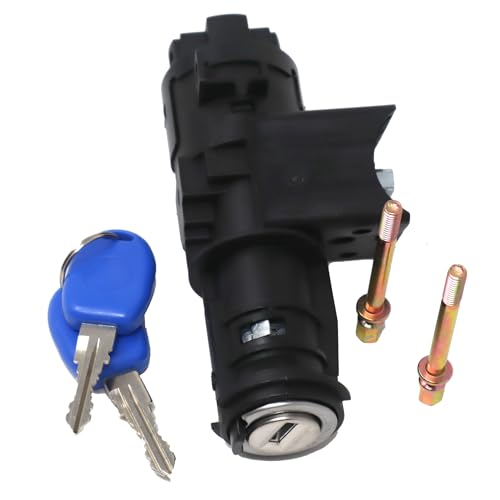 Vinciann Lenkradschloss mit Anlasserzylinder und Schlüssel kompatibel mit Code 46819068 passend für Palio Weekend 97-04 kompatibel mit 147 01-10 und andere von Vinciann