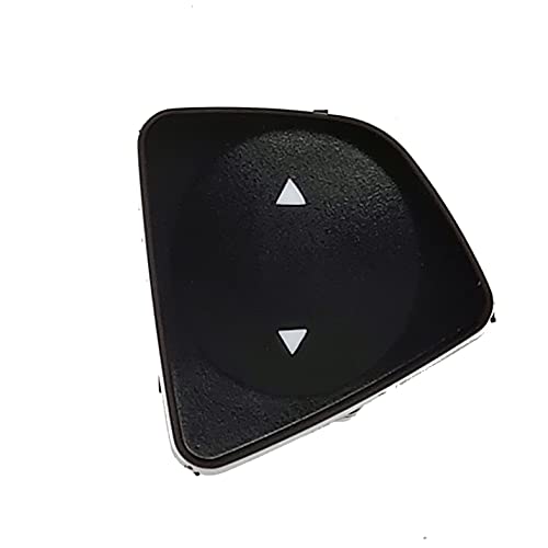 Vinciann Taste Fensterheber 4 PIN vorne links, Wippschalter, Druckknopf, AUF-AUF-AN, Schwarz, kompatibel mit Fiat 500 2007-2023, Fiat Panda 2004-2013, OEM 735482601 von Vinciann