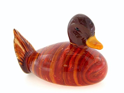 Skulptur Ente Tier Kollektion Murano Glas Made in Italy von Vinciprova Le Gemme di Venezia