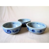 Vintage Schalen Aus Steinzeug Mit Salzglasur, 3Er Set Westerwald von Vindistein