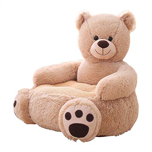 VineCrown Kinder Sitzsack Sitzkissen Baby Hocker Stuhl Kinderspielzeug (Teddy) von VineCrown