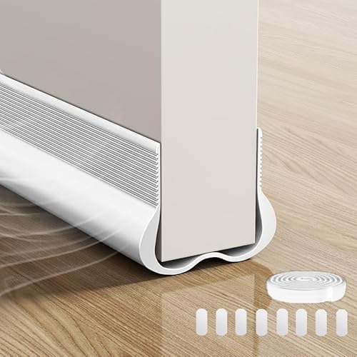 Vingspina 93cm Weiß Zugluftstopper für Türen, Windstopper Tür Dichtung, Dichtung Selbstklebend, Silikon Türdichtung Für 3,5-4,6cm Dicke Türen mit einem Spalt Unten von 0,2-1,5cm Geeignet, (white) Vingspina 93cm Weiß Zugluftstopper für Türen, Windstopper Tür Dichtung, Dichtung Selbstklebend, Silikon Türdichtung Für 3,5-4,6cm Dicke Türen mit einem Spalt Unten von 0,2-1,5cm Geeignet, (white) von Vingspina