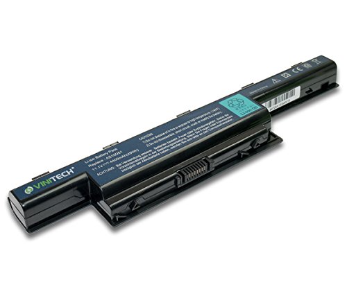 Vinitech Akku mit 11,1V 4400mAh für 31CR19/65-2, 31CR19/652, 31CR19/66-2, AS10D71, AK.006BT.075, AK.006BT.080, AS10D, AS10D31, AS10D3E, AS10D41, AS10D51, AS10D61, AS10D73, AS10D75, AS10D5E, BT.00603.111, BT.00603.117, BT.00603.124, BT.00604.049, BT.00605.062 von Vinitech