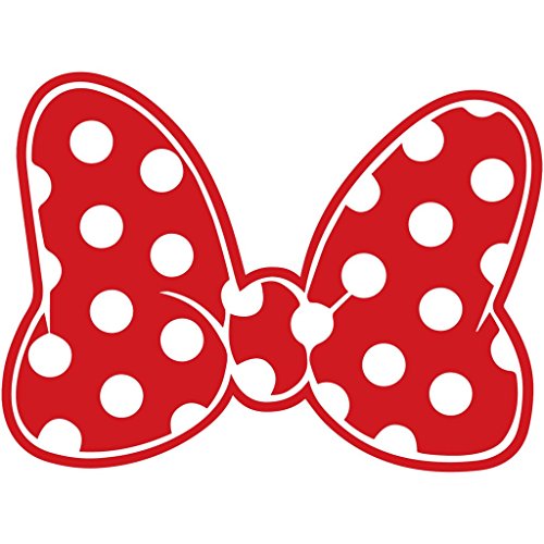 Minnie Mouse Polka Dot Bow Aufkleber von Vinly Wall Decal