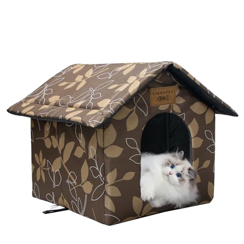 Vinnypet Katzenhaus Für Draußen Winterfest Wasserdicht Wetterfester Katzenhöhle Haustierhaus mit Katzenmatte Warm Hundehöhle Waschbar Hundehaus Tierheim Für Streuner Haustiere 45x40x45 Vinnypet Katzenhaus Für Draußen Winterfest Wasserdicht Wetterfester Katzenhöhle Haustierhaus mit Katzenmatte Warm Hundehöhle Waschbar Hundehaus Tierheim Für Streuner Haustiere 45x40x45 von Vinnypet