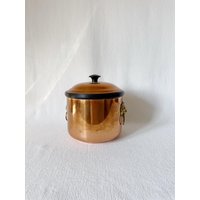 Vintage Kupfer Messing Behandelt Eiskübel, Topf Mit Deckel, Eisschale Eimer, Urlaub Weinkühler, Und Vintage Kupfer Messing Behandelt Eiskübel, Topf Mit Deckel, Eisschale Eimer, Urlaub Weinkühler, Und von VinsarStudios