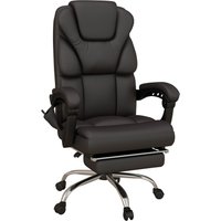 Bürostuhl mit Massagefunktion, Ergonomisch Chefsessel mit Fußstütze Bürostuhl mit Massagefunktion, Ergonomisch Chefsessel mit Fußstütze von Vinsetto