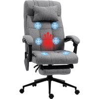 Bürostuhl mit Massagefunktion, Ergonomisch PC Stuhl mit Liegefunktion von Vinsetto