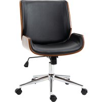 Bürostuhl mit Wippfunktion, Ergonomischer Computerstuhl, Drehstuhl von Vinsetto