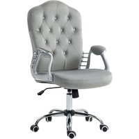 HOMCOM Bürostuhl, Ergonomisch Schreibtischstuhl mit Wippfunktion, Drehfunktion von Vinsetto
