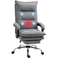 Massage-Bürostuhl, Schreibtischstuhl mit Wippfunktion, Liegefunktion Massage-Bürostuhl, Schreibtischstuhl mit Wippfunktion, Liegefunktion von Vinsetto
