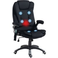Massage-Bürostuhl mit Wippfunktion, Schreibtischstuhl mit Heizfunktion von Vinsetto