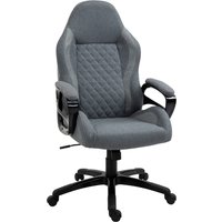 Vinsetto Bürostuhl  Chefsessel mit Massagefunktion, Gamingstuhl, ergonomisch, höhenverstellbar, Grau  Aosom.de von Vinsetto