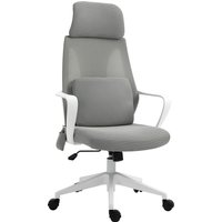 Vinsetto Gamingstuhl  Bürostuhl mit Massagefunktion, Drehstuhl, ergonomisch, Nylon, Grau, 62x60x114-122cm  Aosom.de von Vinsetto