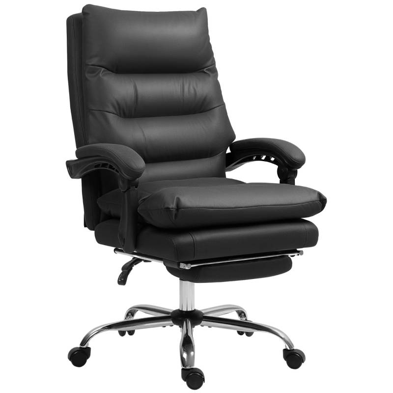 Vinsetto Bürostuhl mit Massagefunktion Polyester Stahl 65L x 72B x 109-117H cm Schwarz Vinsetto Bürostuhl mit Massagefunktion Polyester Stahl 65L x 72B x 109-117H cm Schwarz von Vinsetto