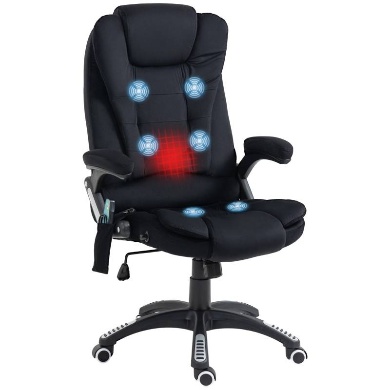 Vinsetto Bürostuhl mit Wippfunktion Wärmefunktion Massagefunktion von Vinsetto