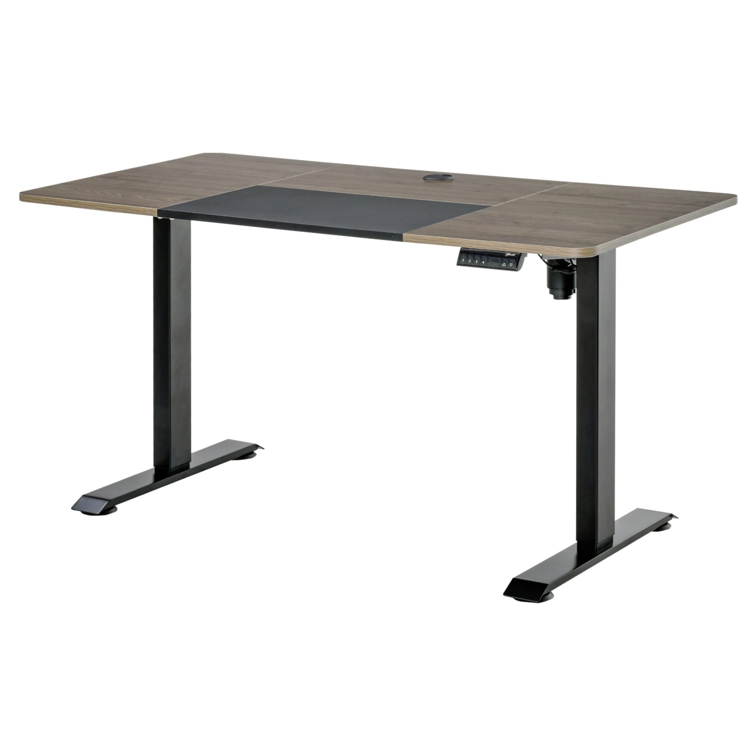 Vinsetto Elektrischer Schreibtisch mit Motor Natur Schwarz 140 x 70 x 72-116 cm Vinsetto Elektrischer Schreibtisch mit Motor Natur Schwarz 140 x 70 x 72-116 cm von Vinsetto