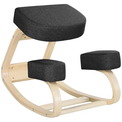 Vinsetto Ergonomischer Kniestuhl, Kniehocker Gesundheitsstuhl für Zuhause, Büro, Meditation, zur Verbesserung der Rückenschmerzen Nackenschmerzen Lindern & Körperhaltung Schwarz Vinsetto Ergonomischer Kniestuhl, Kniehocker Gesundheitsstuhl für Zuhause, Büro, Meditation, zur Verbesserung der Rückenschmerzen Nackenschmerzen Lindern & Körperhaltung Schwarz von Vinsetto