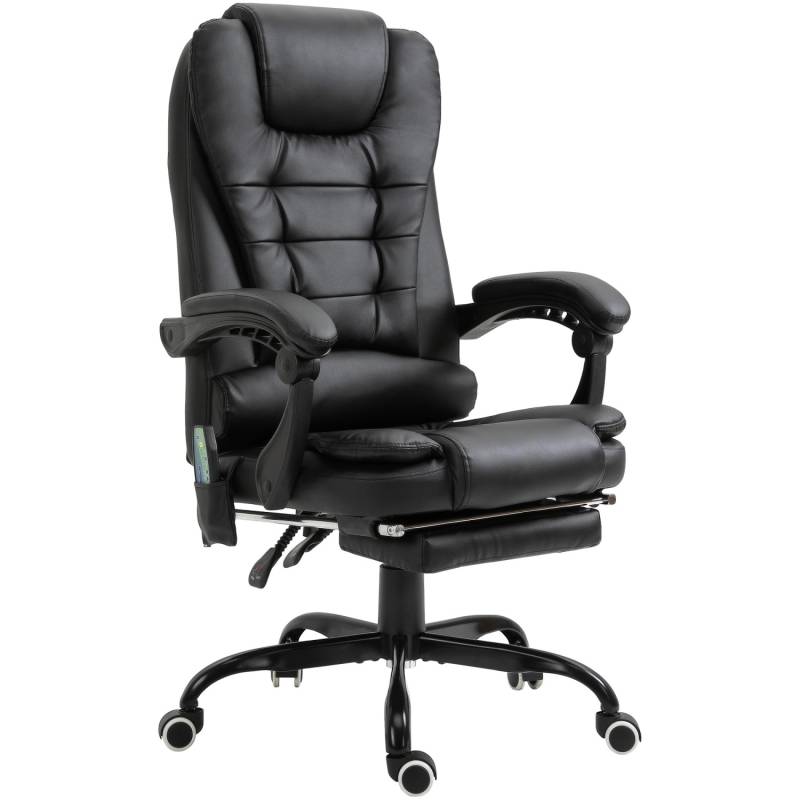 Vinsetto Massagesessel mit Integrierter Fußstütze 67 x 79 x 111-121 cm von Vinsetto