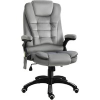 Vinsetto Massagestuhl, Breite: 74 cm, Region: Schultern/Rücken/Gesäß, mit Wärmefunktion - grau von Vinsetto