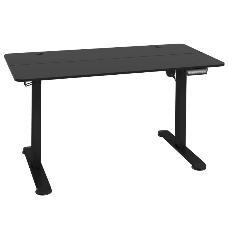 Vinsetto Schreibtisch 140 x 70 cm mit 4 Memory-Voreinstellungen Schwarz von Vinsetto
