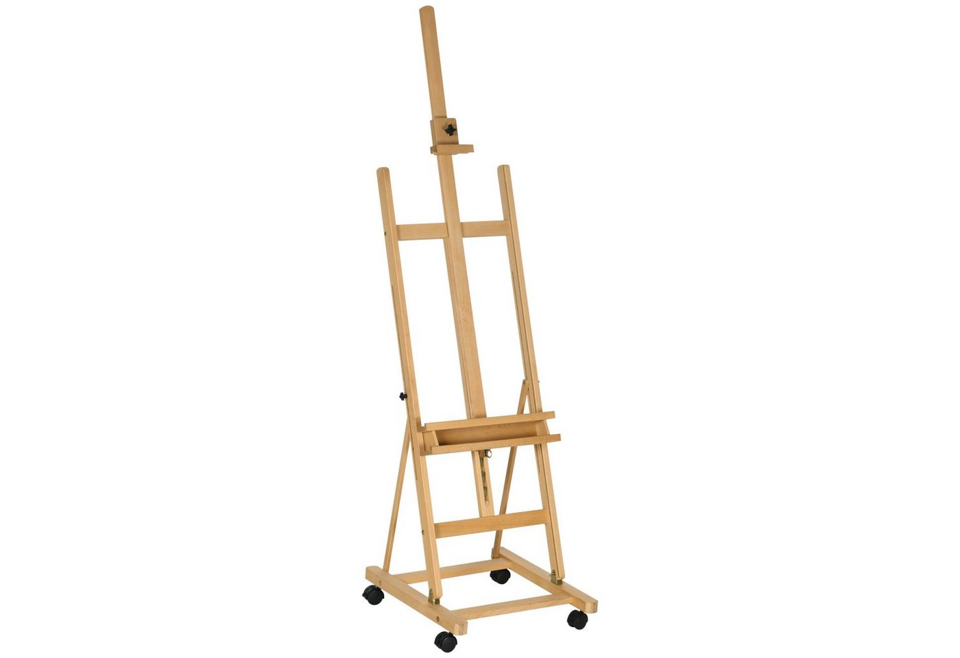 Vinsetto Staffelei Höhenverstellbarer Leinwand Ständer mit Halterung für Kunstmalerei, Naturholz 50,5 x 53 x 178-238 cm Vinsetto Staffelei Höhenverstellbarer Leinwand Ständer mit Halterung für Kunstmalerei, Naturholz 50,5 x 53 x 178-238 cm von Vinsetto