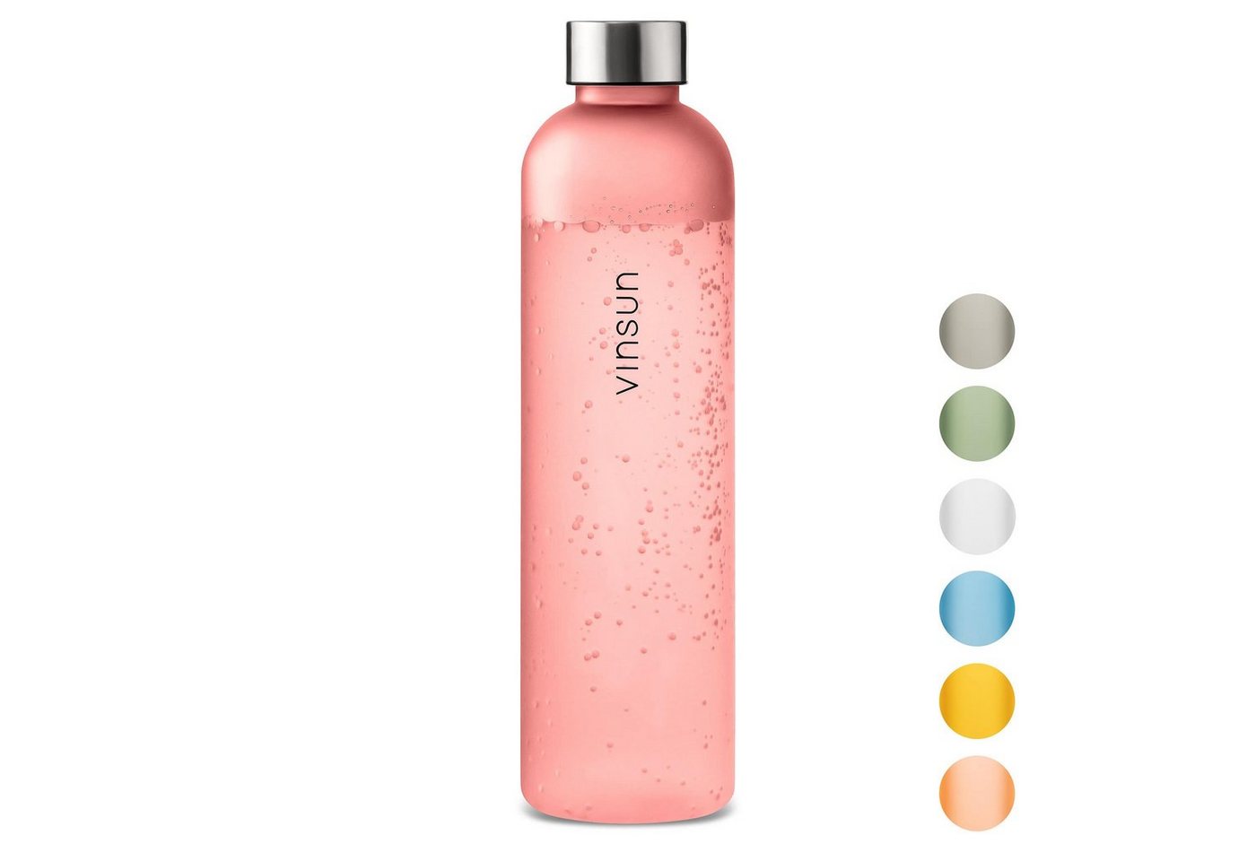 Vinsun Trinkflasche Tritan Wasserflasche 650ml - Sportflasche Kohlensäure geeignet, Auslaufsicher, BPA frei, bruchsicher, geruchs- und geschmacksneutral Vinsun Trinkflasche Tritan Wasserflasche 650ml - Sportflasche Kohlensäure geeignet, Auslaufsicher, BPA frei, bruchsicher, geruchs- und geschmacksneutral von Vinsun