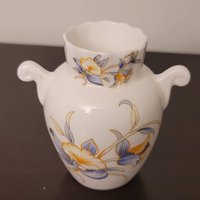 Vintage Ainsley Porzellan Vase, Just Orchids 10cm Doppelhenkel von VintAgeandMore7