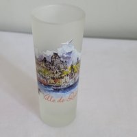 Vintage Ville De Québec/Quebec City Schnapsglas Barware Souvenir von VintAgeandMore7