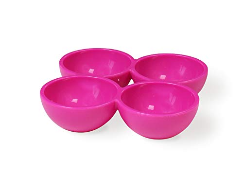 Vintage Industries ~ 3 Eierhalter für den Kühlschrank im Set | Eierablage für 12 Eier (3x4) Pink | klein & für jedes Eierfach geeignet | Auch als Eierbecher nutzbar von Vintage Industries