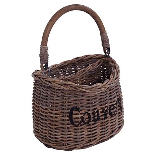 Besteckkorb "Couverts XL" Besteckhalter Korb Flechtware ca. 23 x 20 cm Rattan mit Tragegriff von Vintage Line
