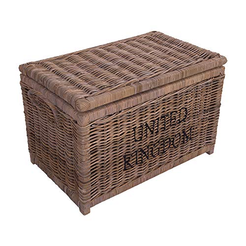 Vintage-Line Korbtruhe United Kingdom L Korb Rattan Rattankorb Naturrrattan Geflecht von Vintage-Line