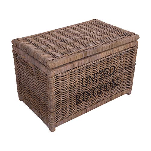 Vintage Line Korbtruhe United Kingdom L Korb Rattan Rattankorb Naturrrattan Geflecht von Vintage Line