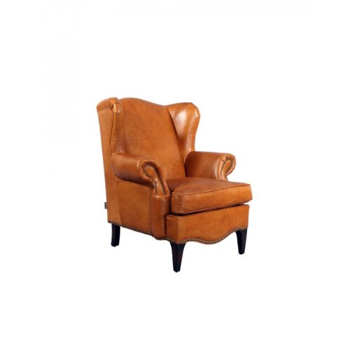Vintage Line Ohrensessel Dudley Leder Columbia Brown Echtleder Sessel Vintage Line Ohrensessel Dudley Leder Columbia Brown Echtleder Sessel von Vintage Line