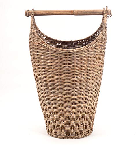 Vintage-Line Toilettenpapier Eimer ohne Aufdruck Toilettenrollenhalter Rattan Naturrattan Handgefertigt von Vintage-Line