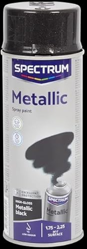 Vintage Luxury Metallic Schwarz Sprühfarbe Spectrum 400 ml von Vintage Luxury