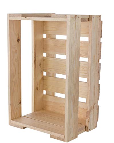 Vintage-Möbel24 Helle Natur Weinkiste 46cm x 30,5cm x 24cm Obstkisten Flaschenkiste Aufbewahrungsbox Land Regal Holz unbehandelt klassisch Schuhbox DIY Vintage-Möbel24 Helle Natur Weinkiste 46cm x 30,5cm x 24cm Obstkisten Flaschenkiste Aufbewahrungsbox Land Regal Holz unbehandelt klassisch Schuhbox DIY von Vintage-Möbel24
