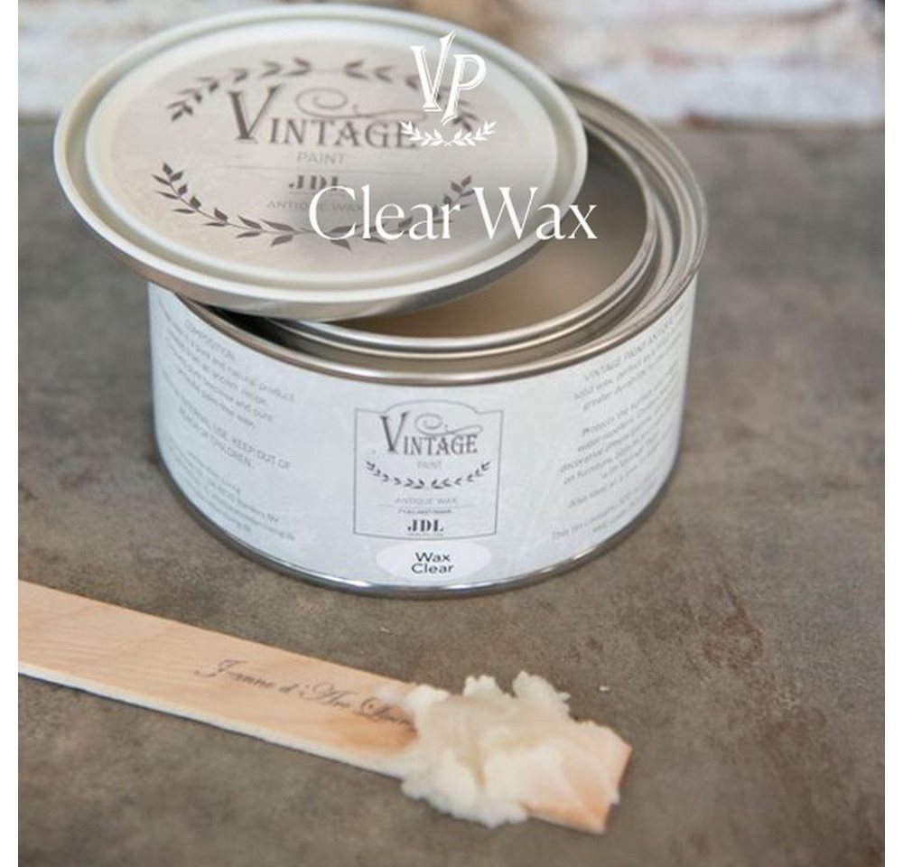 Vintage Paint Effekt-Zusatz JDL Vintage Paint Antique Wax Wachs 300ml Möbelwachs Antikwachs, Natürliches Möbelwachs auf Basis von Bienenwachs von Vintage Paint