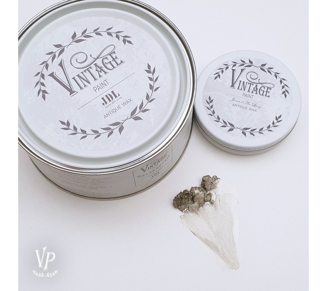 Vintage Paint Effekt-Zusatz JDL Vintage Paint Antique Wax Wachs 300ml Möbelwachs Antikwachs, Natürliches Möbelwachs auf Basis von Bienenwachs von Vintage Paint