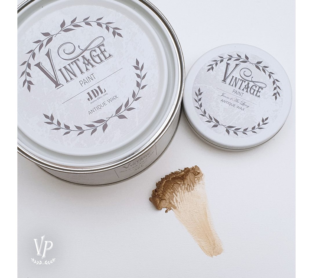 Vintage Paint Effekt-Zusatz JDL Vintage Paint Antique Wax Wachs 300ml Möbelwachs Antikwachs, Natürliches Möbelwachs auf Basis von Bienenwachs von Vintage Paint