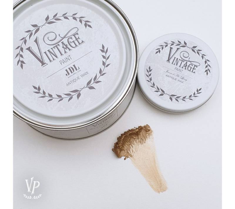 Vintage Paint Effekt-Zusatz JDL Vintage Paint Antique Wax Wachs 300ml Möbelwachs Antikwachs, Natürliches Möbelwachs auf Basis von Bienenwachs von Vintage Paint