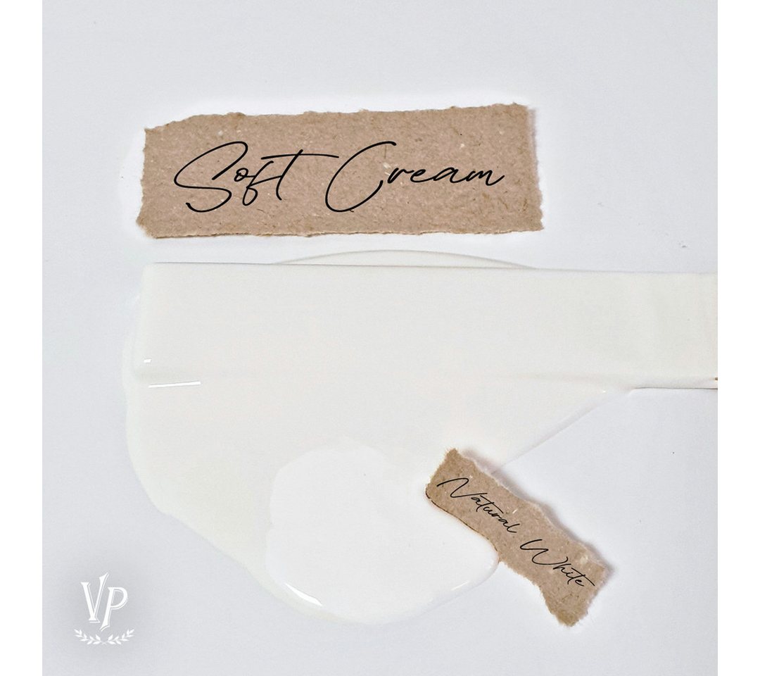 Vintage Paint Kreidefarbe JDL Kreidefarbe Mat Natural Vintage Paint 700ml inkl. Holzspatel, inkl. original Holzspatel - Geruchsarm EU Ecolabel Schadstoffarm von Vintage Paint